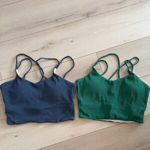 Set of 2 coral reef bikini tops